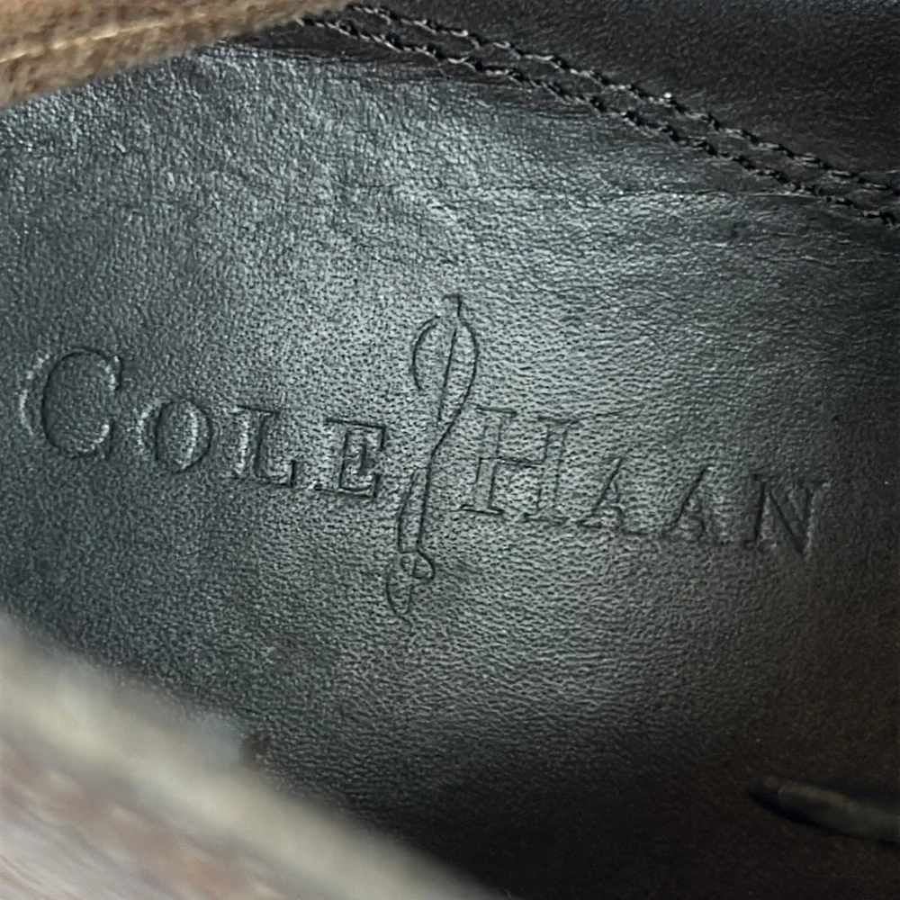 Men's Cole Haan X Nike Air Brown Leather Chukka Boots Size 13.5M